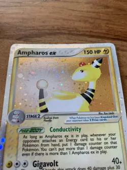 Pokemon Card Ampharos ex Holo - 89/97 EX Dragon English 2003 - Image 5
