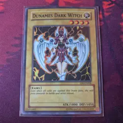 TP8-EN004 Dunames Dark Witch Super Rare Yugioh Card. Tournament Pack 8 - Image 1
