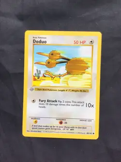 Pokemon Cards: Base Set 1st Edition Common: Doduo 48/102 - Image 1
