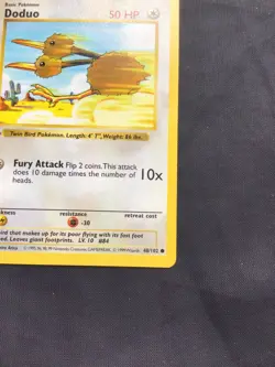 Pokemon Cards: Base Set 1st Edition Common: Doduo 48/102 - Image 4