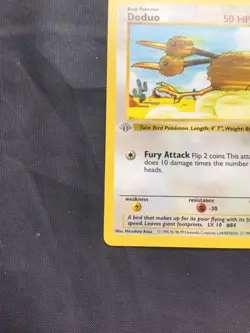 Pokemon Cards: Base Set 1st Edition Common: Doduo 48/102 - Image 5