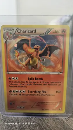 Pokemon TCG Charizard Boundaries Crossed Holo Card 20/149 - Image 1