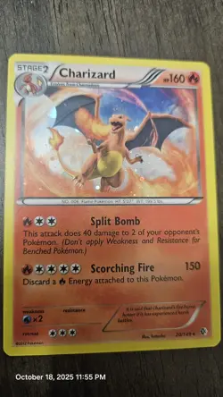 Pokemon TCG Charizard Boundaries Crossed Holo Card 20/149 - Image 2