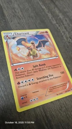 Pokemon TCG Charizard Boundaries Crossed Holo Card 20/149 - Image 3