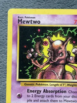 Mewtwo 14 Black Star Promo Vintage WOTC Pokemon Card - Image 2