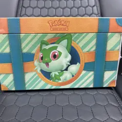 Pokemon TCG Paldea Adventure Chest New Sealed, 6 Booster Packs, 7 Promo Cards - Image 1