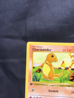 Pokemon Cards: Base Set 1st Edition Common: Charmander 46/102 - Image 2