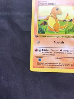 Pokemon Cards: Base Set 1st Edition Common: Charmander 46/102 - Image 5