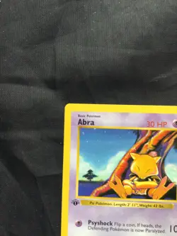 Pokemon Cards: Base Set 1st Edition Common: Abra 43/102 - Image 2