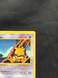 Pokemon Cards: Base Set 1st Edition Common: Abra 43/102 - Image 3