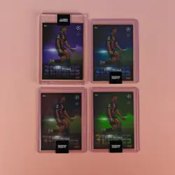 TOPPS FUSSBALL LOT OF 4 CARDS SENNY MAYULU PARIS SAINT - GERMAIN 2025 RC - Image 1