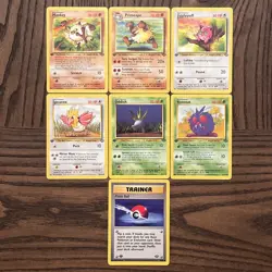 Pokemon Base Set Jungle 7 Card Lot 1st Edition - Image 1