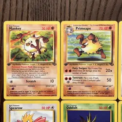 Pokemon Base Set Jungle 7 Card Lot 1st Edition - Image 3