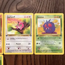 Pokemon Base Set Jungle 7 Card Lot 1st Edition - Image 5