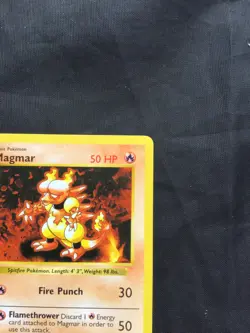 Pokemon Cards: Base Set 1st Edition Uncommon: Magmar 36/102 - Image 3