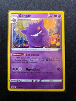 Gengar SWSH052 SWSH: Sword & Shield Promo Cards Holo Lightly Played - Image 1