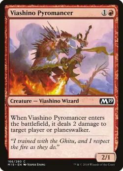 Viashino Pyromancer - Foil M19 NM MTG - Image 1