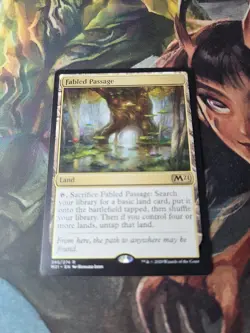 Fabled Passage - Core Set 2021 (M21) MTG Rare Land 246/274 - Image 2