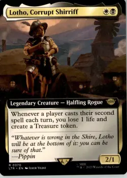 Lotho, Corrupt Shirriff (Extended Art) R Universes Beyond: The Lord of the Rings - Image 1