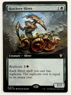 Hatchery Sliver (Extended Art) Commander Masters Regular - Image 1