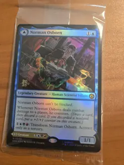 New MTG Norman Osborn / Green Goblin Marvel's Spider-Man Prerelease Promo Foil - Image 1