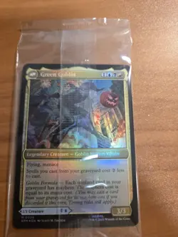 New MTG Norman Osborn / Green Goblin Marvel's Spider-Man Prerelease Promo Foil - Image 2