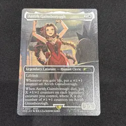 Aerith Gainsborough (Borderless) Final Fantasy Regular RC Promo - Image 1