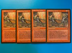 MTG 4x Goblin War Drums Fallen Empires OLD SCHOOOL Magic the Gathering x4 NM - Image 1