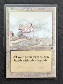 Adventurers Guildhouse - Legends - LP - MTG - Magic The Gathering -Uncommon Land - Image 1