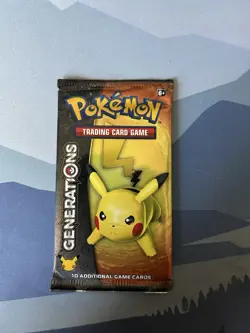 Pokemon TCG Factory Sealed Generations Booster Pack Pikachu Art - Image 1