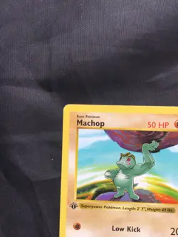Pokemon Cards: Base Set 1st Edition Common: Machop 52/102 - Image 2