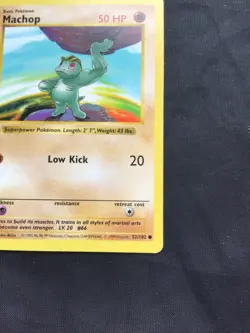 Pokemon Cards: Base Set 1st Edition Common: Machop 52/102 - Image 4