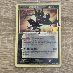 Pokemon Greninja Gold Star SWSH144 Holo Black Star Promo Celebrations sealed - Image 1
