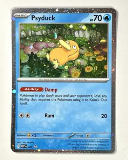 Psyduck - MEP 007 Pokemon TCG Mega Evolution Black Star Promo Swirl - Image 1