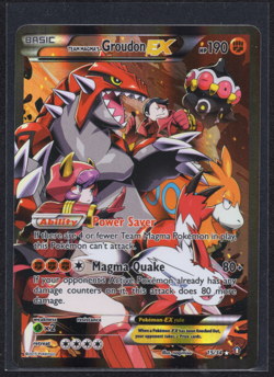 Pokemon Team Magma's Groudon EX - Double Crisis 15/34 Full Art Holo | NM - Image 1