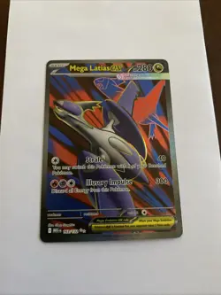 Pokemon Mega Evolution Mega Latios ex Full Art #163 Near Mint-In hand - English - Image 1