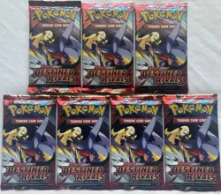 Pokemon TCG Destined Rivals Sealed Booster Packs Lot of (7) New #4 - Image 1