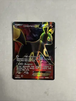 Pokemon TCG Umbreon EX 119/124 LP Full Art Ultra Rare XY Fates Collide - Image 1