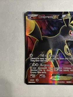 Pokemon TCG Umbreon EX 119/124 LP Full Art Ultra Rare XY Fates Collide - Image 2