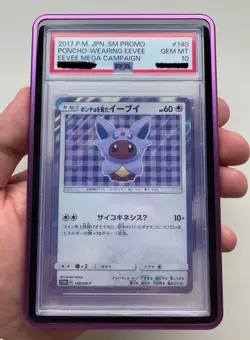 Pokemon Poncho Wearing Eevee #140 SM-P - Espeon Poncho - PSA 10 - Image 3