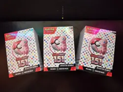 Pokemon TCG Scarlet & Violet 151 English Booster Bundle Sealed LOT OF 3! - Image 1