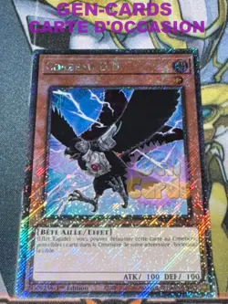 CARTE Yu Gi Oh CORBEAU D.D. RA02-FR002 PLATINUM SECRET RARE 1ere ed. - Image 1