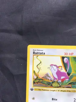 Pokemon Cards: Base Set 1st Edition Common: Rattata 61/102 - Image 2