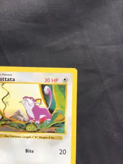 Pokemon Cards: Base Set 1st Edition Common: Rattata 61/102 - Image 3