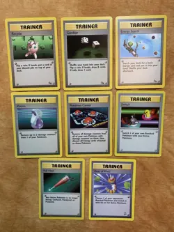 Pokemon TCG - Vintage Trainers Mix Sets - Lot of 8 Cards - Image 1