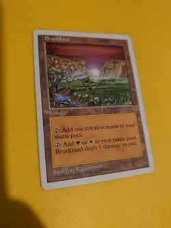Brushland 5th Edition land Old Vintage. Magic the Gathering Card - Image 5