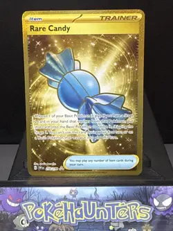 Pokemon Card Rare Candy 256/198 Scarlet & Violet Base Set Gold Hyper Rare NM - Image 1