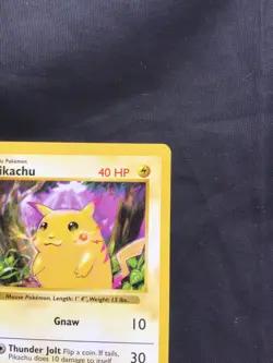 Pokemon Cards: Base Set Shadowless Common: Red Cheek Pikachu 58/102 - Image 3