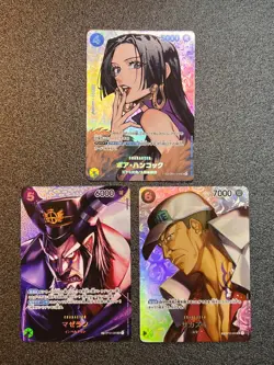 3 SET (SP Parallel) Boa Hancock/MAGELLAN/SAKAZUKI ONE PIECE CARD JPN - Image 1