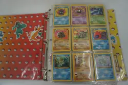Pokemon Binder Collection Vintage 648 Card Lot Fossil Jungle Base Japanese WoTC - Image 1